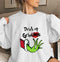 Sweatshirt Dame Rund Hals Drink up grinches | Jule Tegneserie