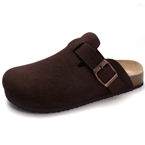 Damen Clogs aus Wildleder | Fußgewölbestütze & Komfort