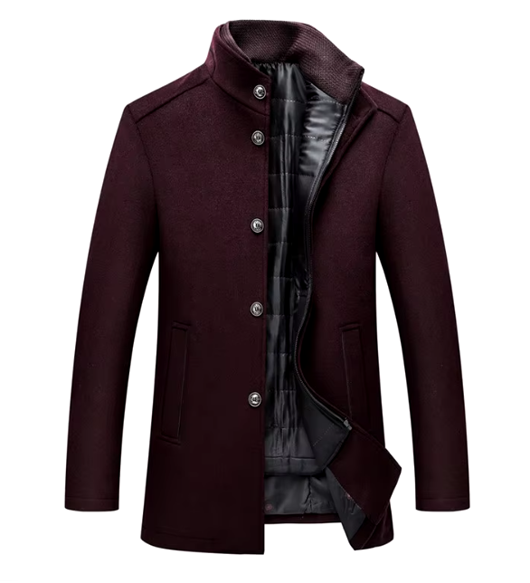 Winterjacke Herren Isoliert | Winddicht Klassischer Schnitt