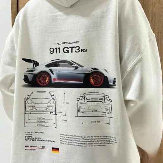 Jace Oversized Racing Sweatshirt | Für Autofans mit einzigartigen Details