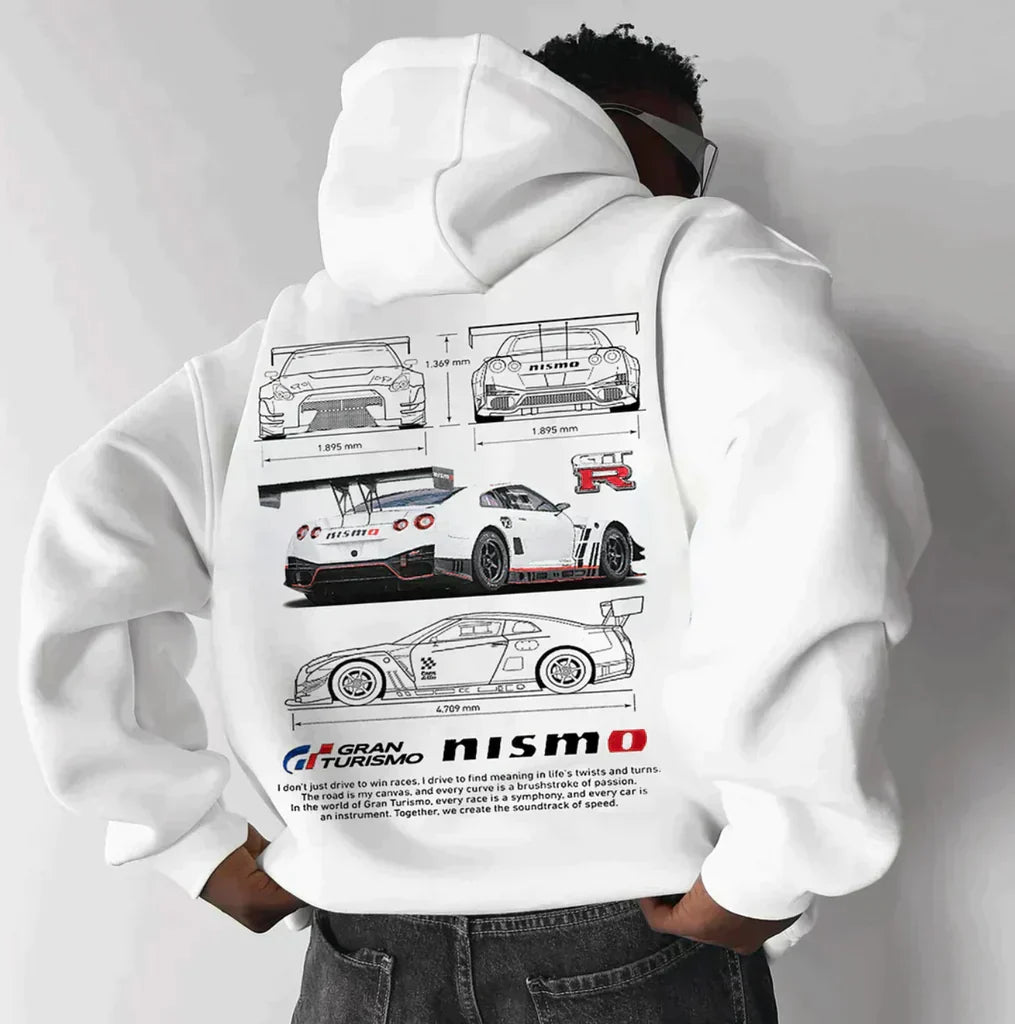 Jace Oversized Racing Sweatshirt | Für Autofans mit einzigartigen Details