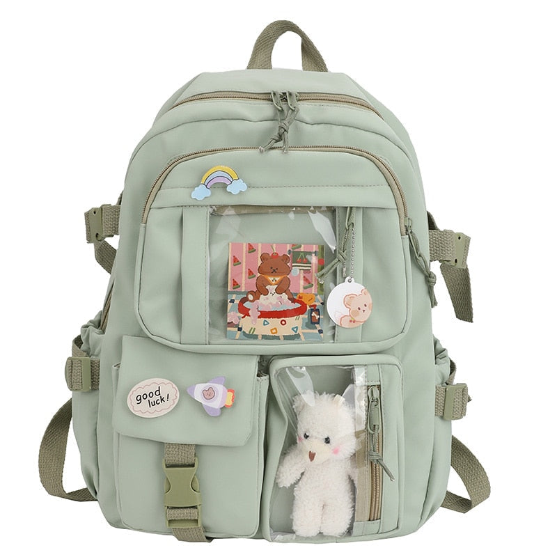 Milo Transparenter Rucksack mit Personalisierung | Kreatives Design & Viel Stauraum Alltag & Schule