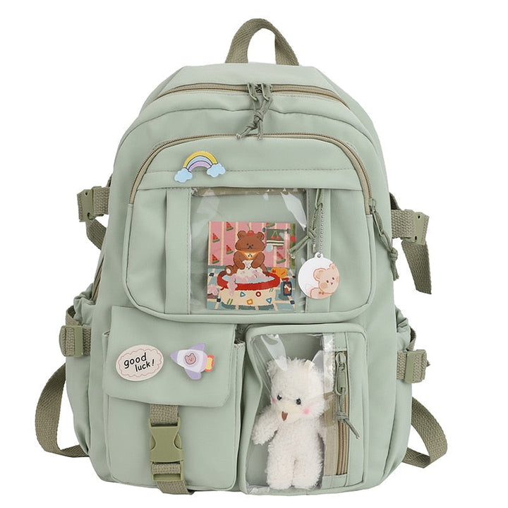 Milo Transparenter Rucksack mit Personalisierung | Kreatives Design & Viel Stauraum Alltag & Schule