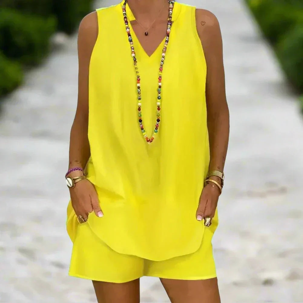 Sommer Set für Damen | Leichtes & Elegantes Outfit für Heiße Tage mit Luftigem Schnitt