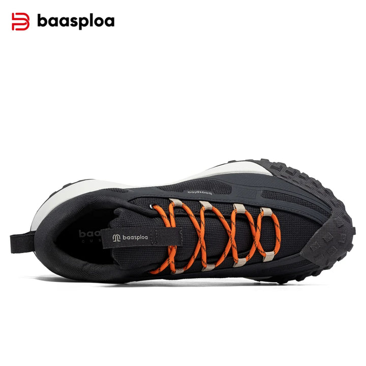 Baasploa Herren Wanderschuhe | Outdoor Sneaker wasserabweisend & rutschfest