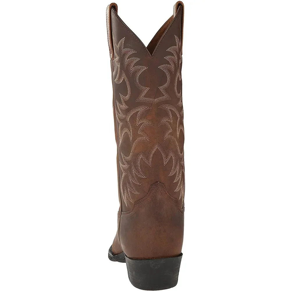 Macho Cowboystiefel für Männer | Besticktes Leder Elegant & Zeitloser Stil