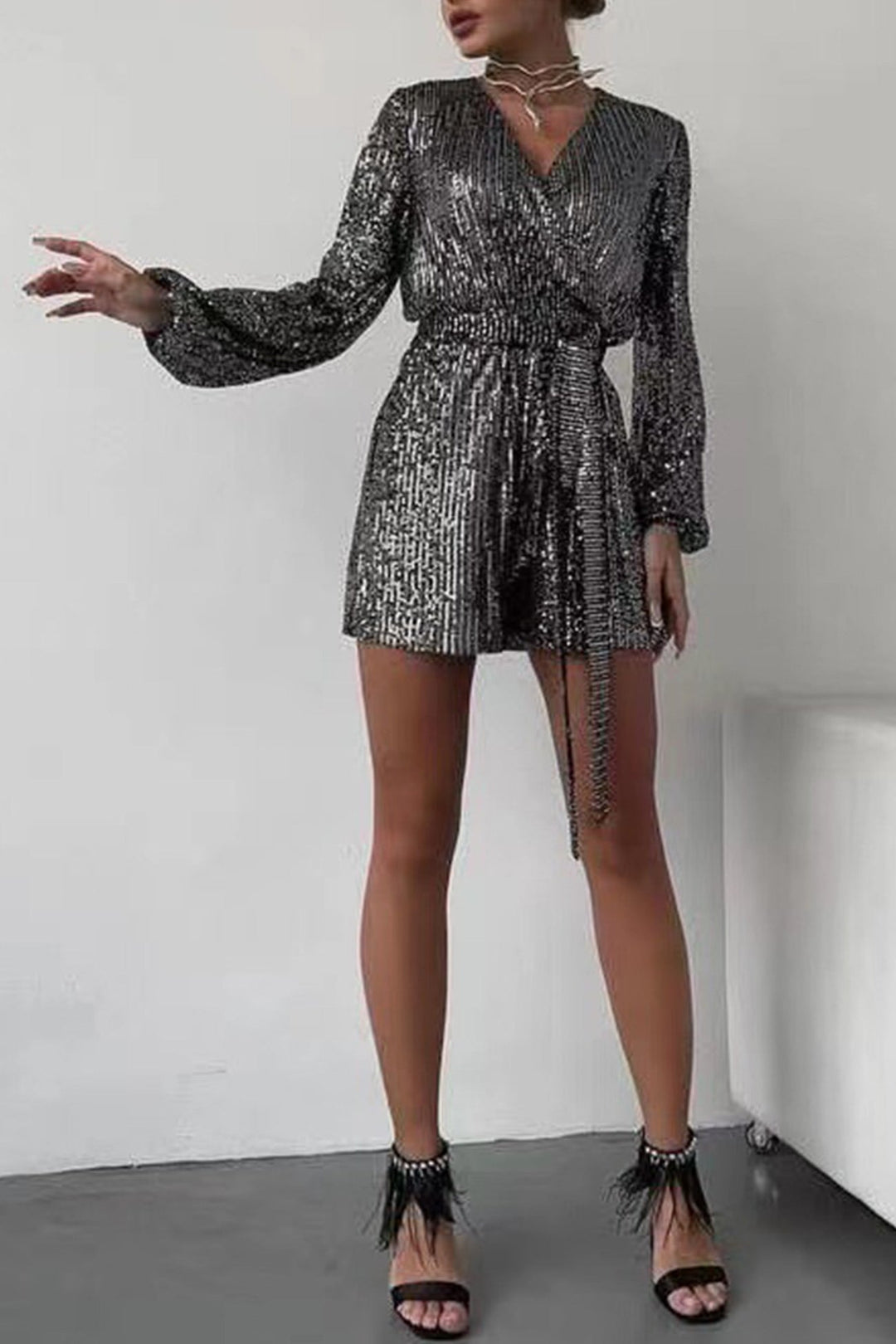 Vonne | Glitter Evening Jumpsuit For Women - Verführerisch, stilvoll & selbstbewusst