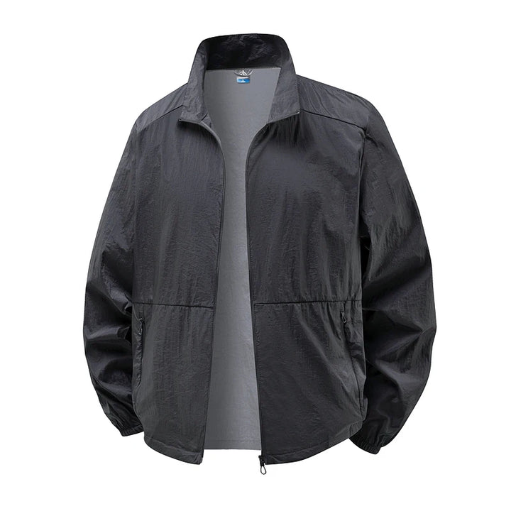 Chaqueta ligera de senderismo de verano para hombre | Impermeable, transpirable y de secado rápido