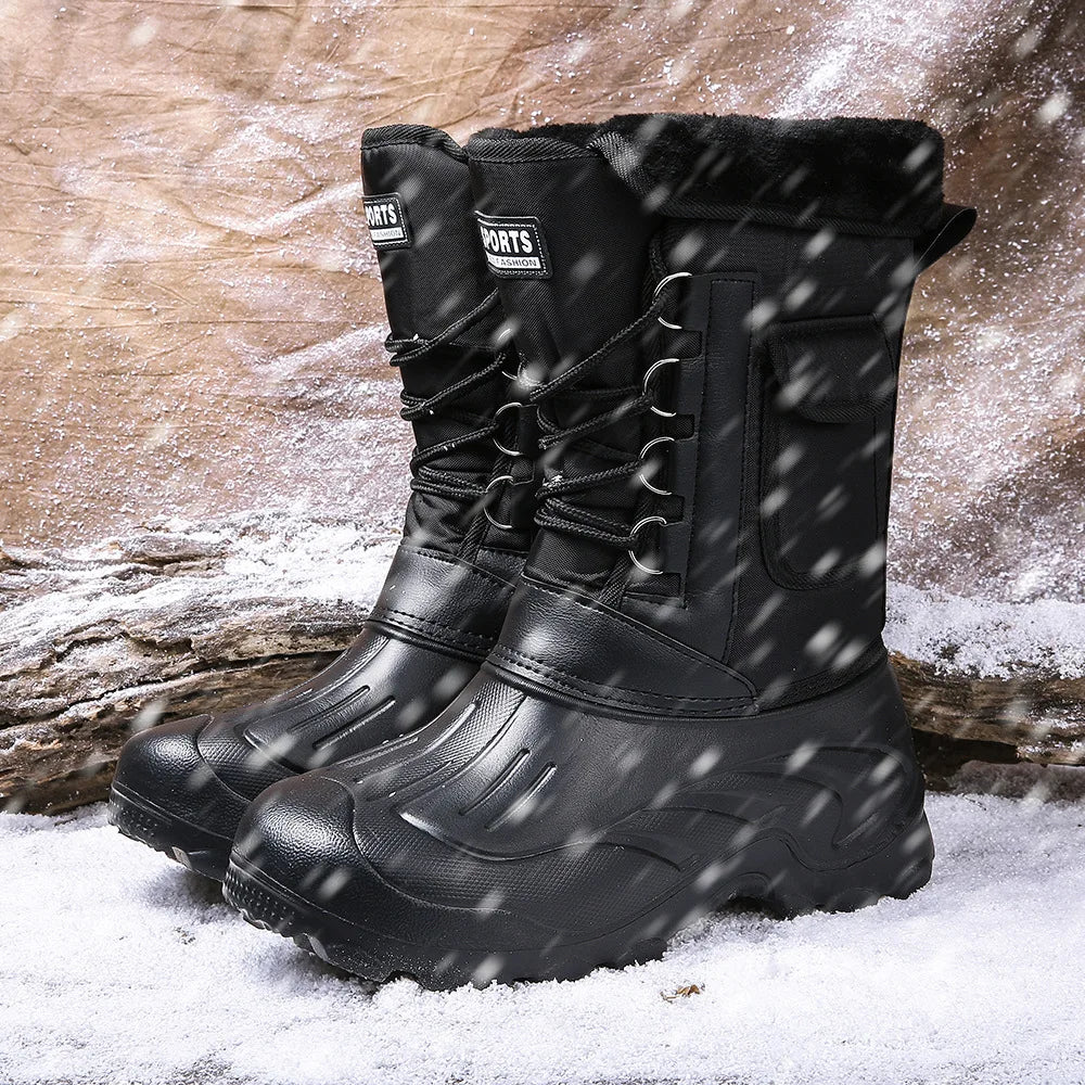 Winterboots Herren Sneaker | Wandern Fischen Rutschfest