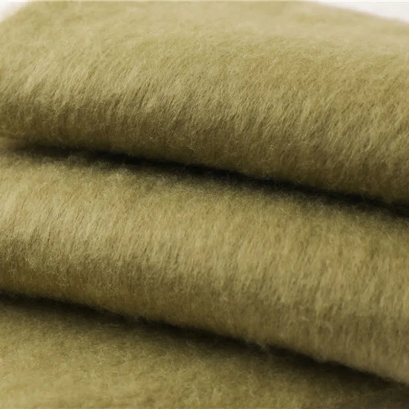 Unisex Luxus Winterschal - Dicke Deckenwickel mit langen Fransen für Paare