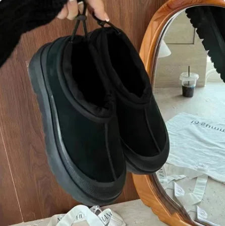 Winterstiefel Unisex | Plüsch gefütterte Plateauschuhe Warmer Komfort