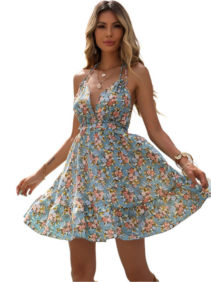 Michelle – Elegantes Rygloses Kleid mit Schnürung