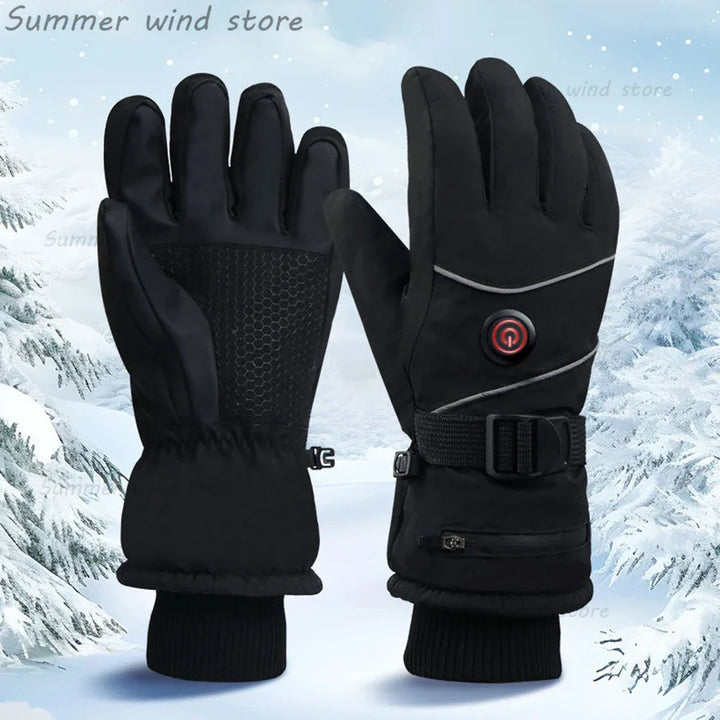 Beheizte Handschuhe Wiederaufladbar | Touchscreen Winter Ski
