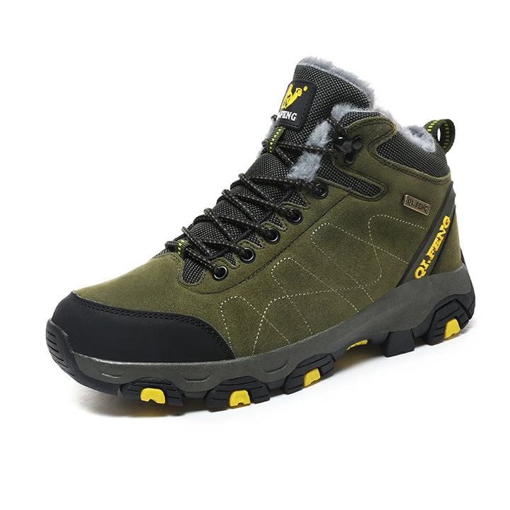 Herren Wanderstiefel | Warme Outdoor Schuhe für Herbst & Winter mit rutschfester Sohle