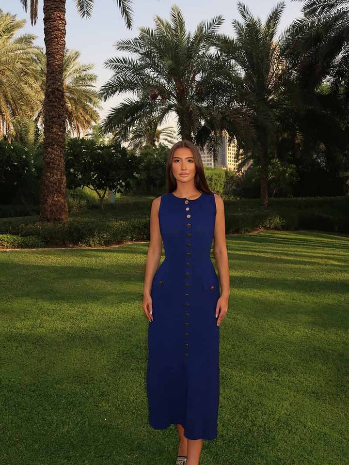 Leona Maxikleid – Elegantes Fließendes Design für Anmutige Silhouetten