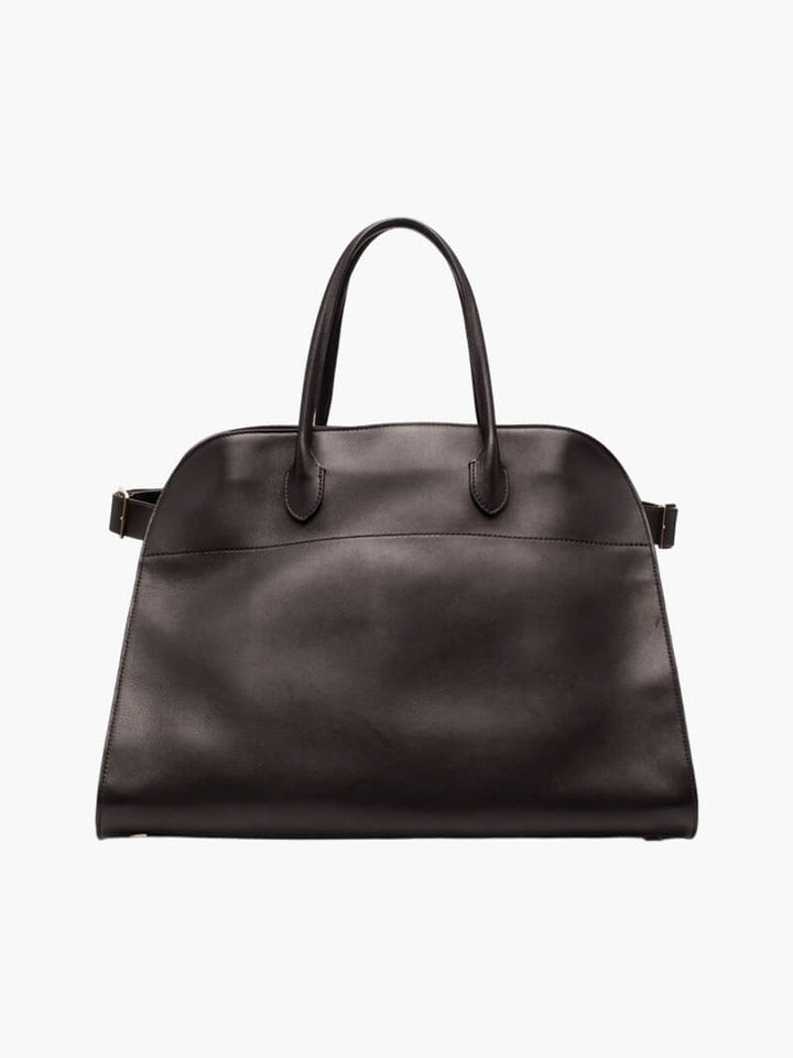 Elegante Damenhandtasche aus pflanzlich gegerbtem Leder und mit geräumigem Design
