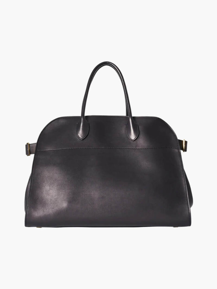 Elegante Damenhandtasche aus pflanzlich gegerbtem Leder und mit geräumigem Design