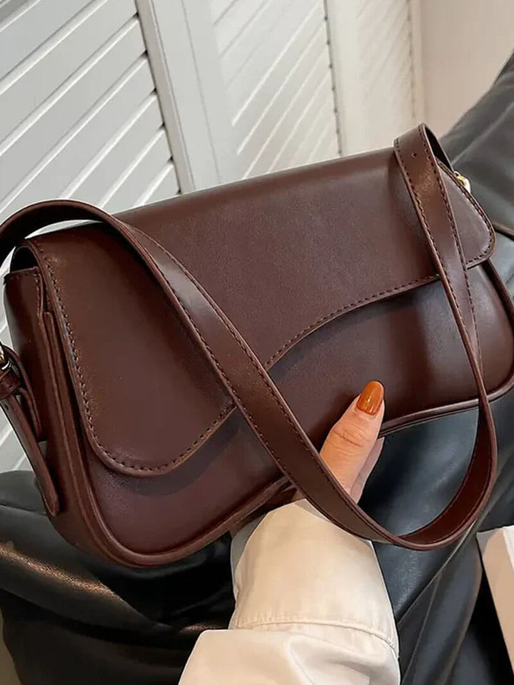Janita | Damen-Umhängetasche mit schlankem & gewelltem Design - vielseitig, luxuriös & modisch