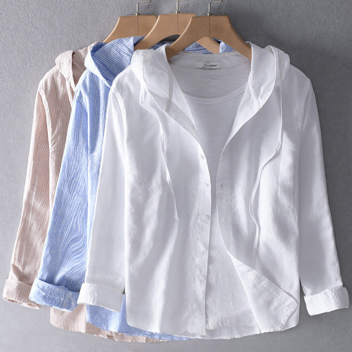 Kapuzenbluse Damenbluse | Bequeme Passform Kapuze & Stylischer Look für Casual und Semi-Formal Anlässe