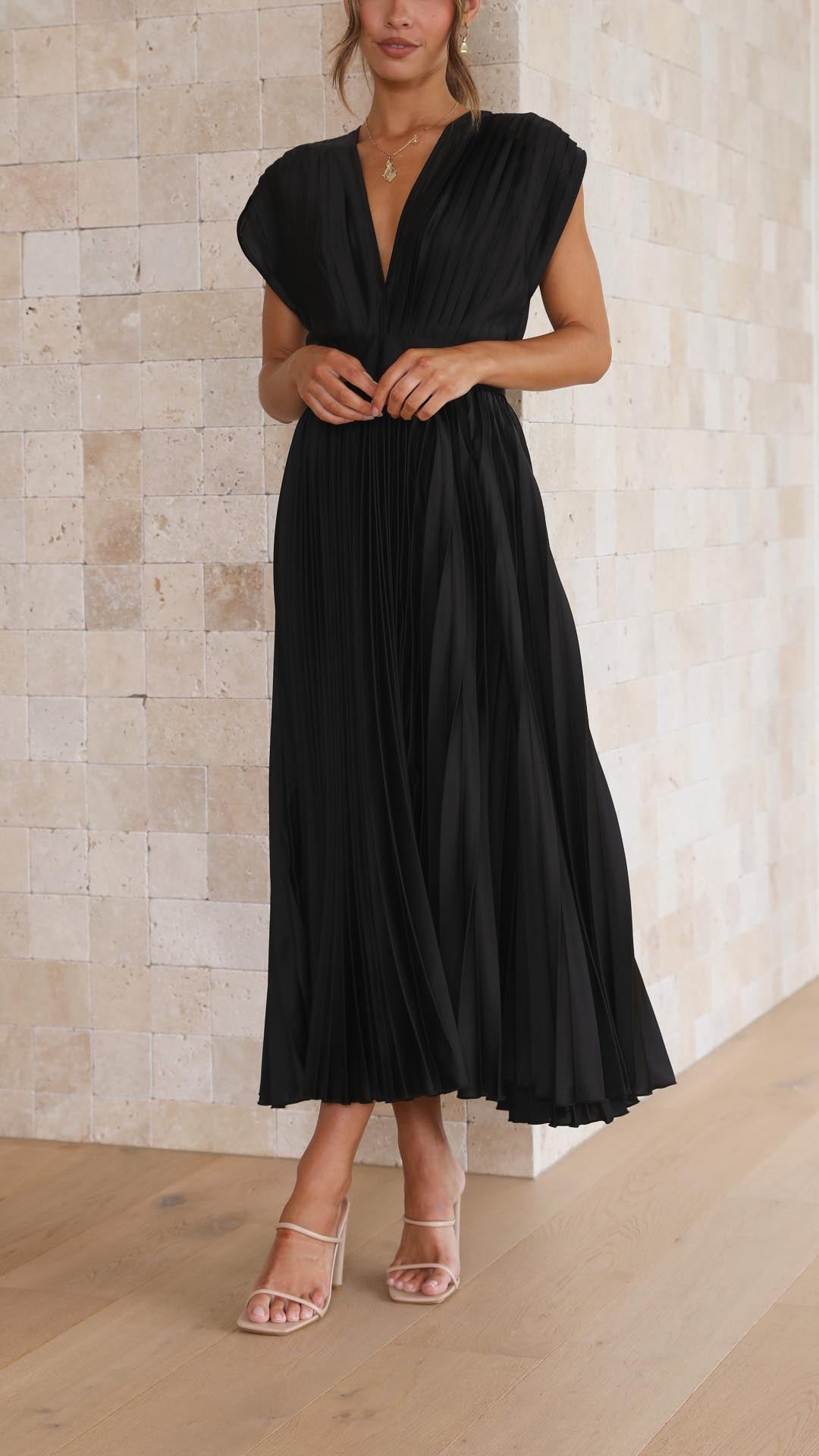 Maxikleid Damenkleid | Fließende Passform Weicher Stoff & Eleganter Stil für jeden Anlass