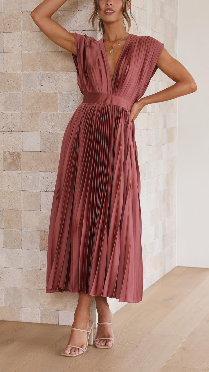 Maxikleid Damenkleid | Fließende Passform Weicher Stoff & Eleganter Stil für jeden Anlass