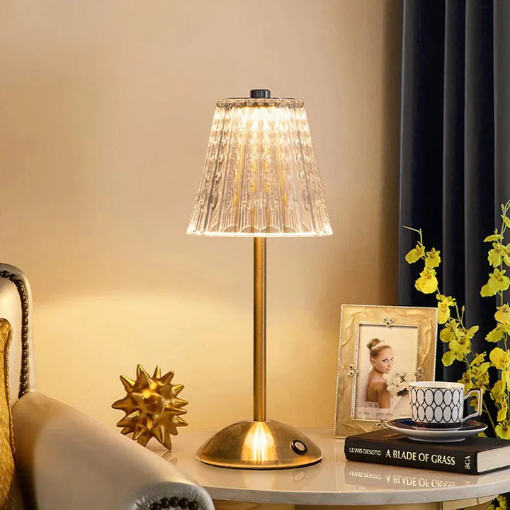 RadiantGlow | Kabellose Tischlampe
