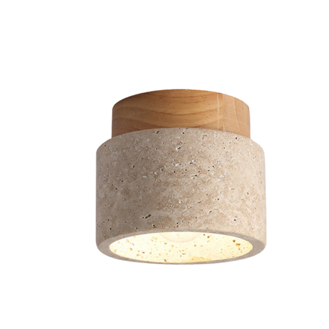 BrisaTravertino - Elegante und moderne LED-Deckenleuchte
