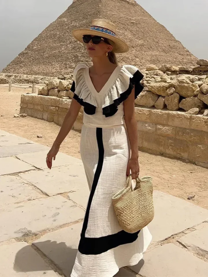 Zweiteiliges Set für Damen | Elegantes & Vielseitiges Outfit mit Schmeichelhaftem Schnitt