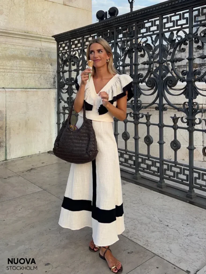 Zweiteiliges Set für Damen | Elegantes & Vielseitiges Outfit mit Schmeichelhaftem Schnitt