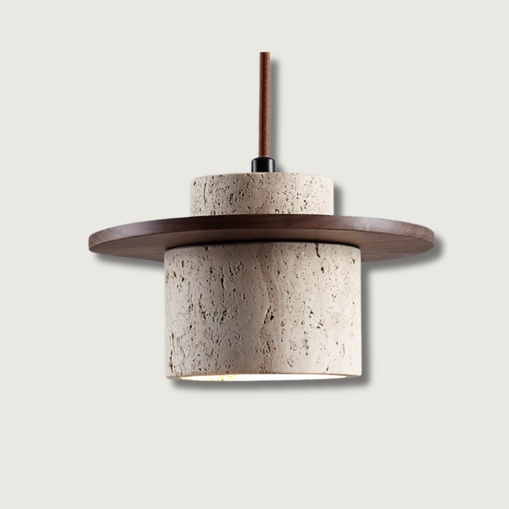 LuzCascada - Lampe aus natürlichem Travertin