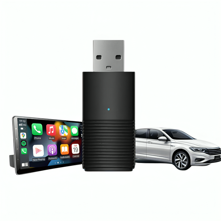 Drahtloser CarPlay-Adapter, kompatibel mit Apple & Android | Sofortverbindung Plug & Play