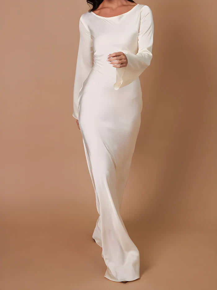 Catalina Maxikleid mit schmaler Passform | Minimalistisch, Elegant & Atmungsaktiv für Abende