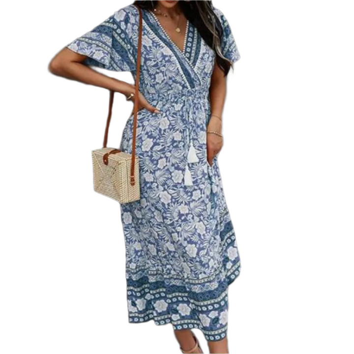 Luna Boheme Sommer Maxikleid für Frauen