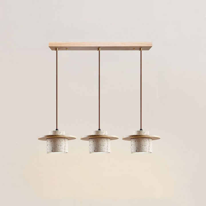LuzCascada - Lampe aus natürlichem Travertin