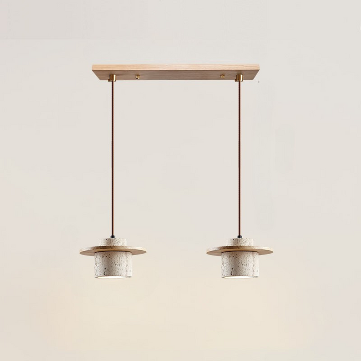 LuzCascada - Lampe aus natürlichem Travertin