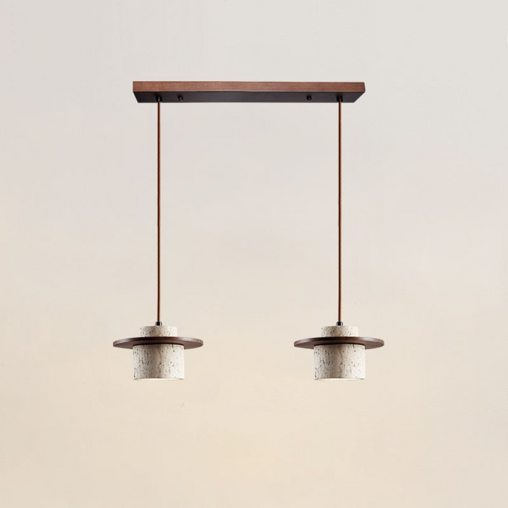 LuzCascada - Lampe aus natürlichem Travertin