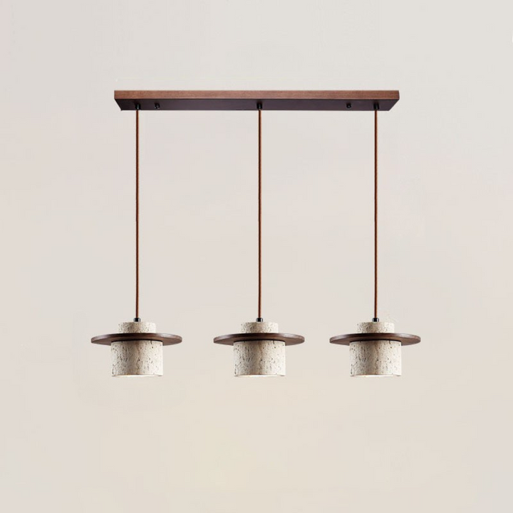 LuzCascada - Lampe aus natürlichem Travertin