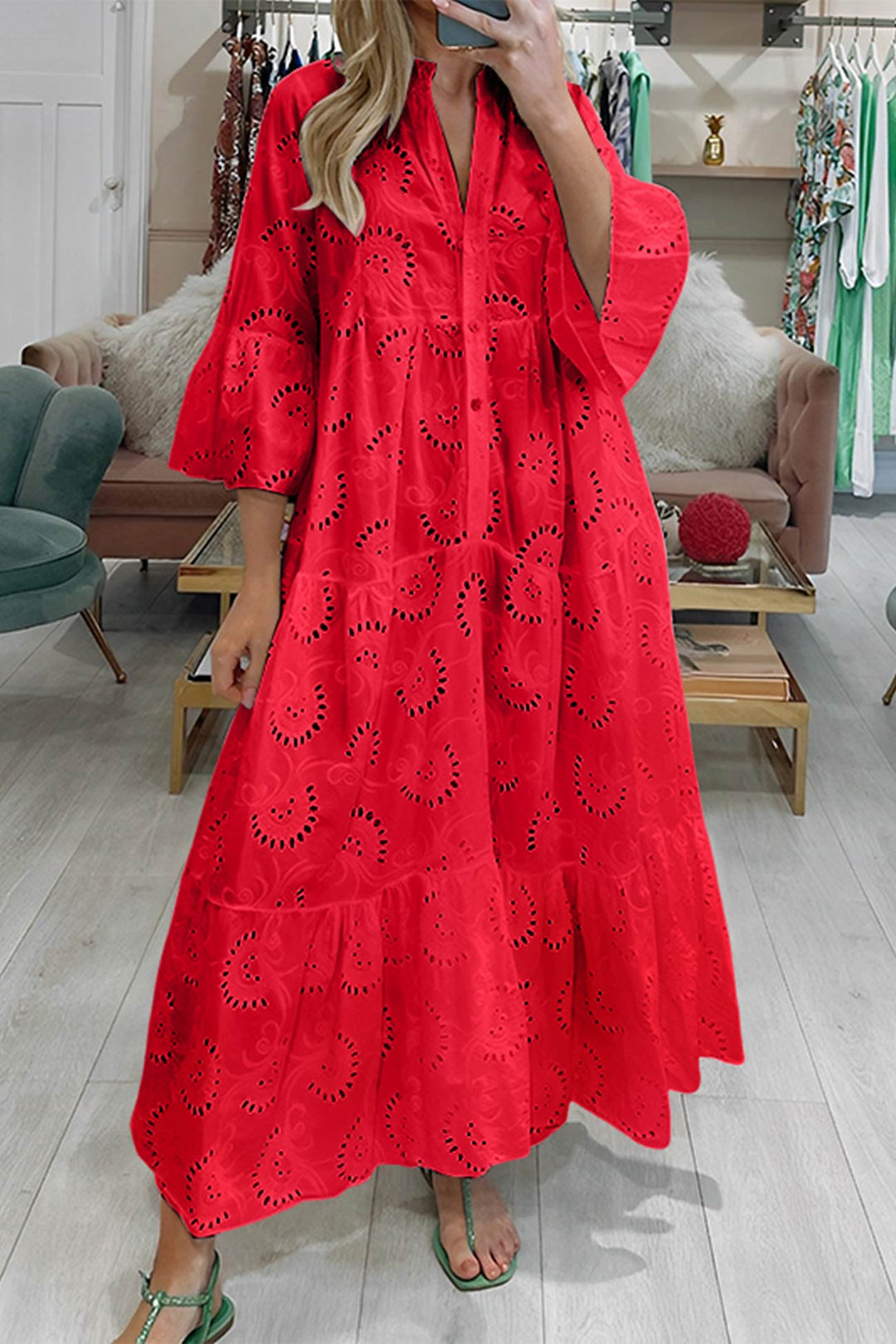 Sommeroutfit Damen | Luftiges & bequemes Sommerkleid | Lässig & stilvoll für warme Tage