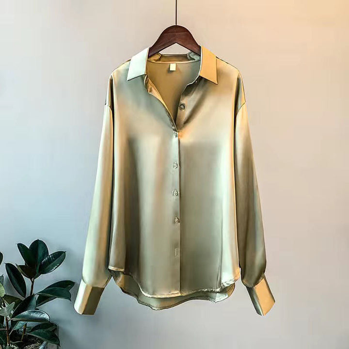 Alma | Elegante Seidenbluse für Frauen | Luxus & Raffinesse