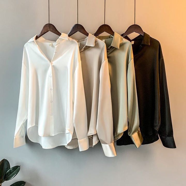 Alma | Elegante Seidenbluse für Frauen | Luxus & Raffinesse