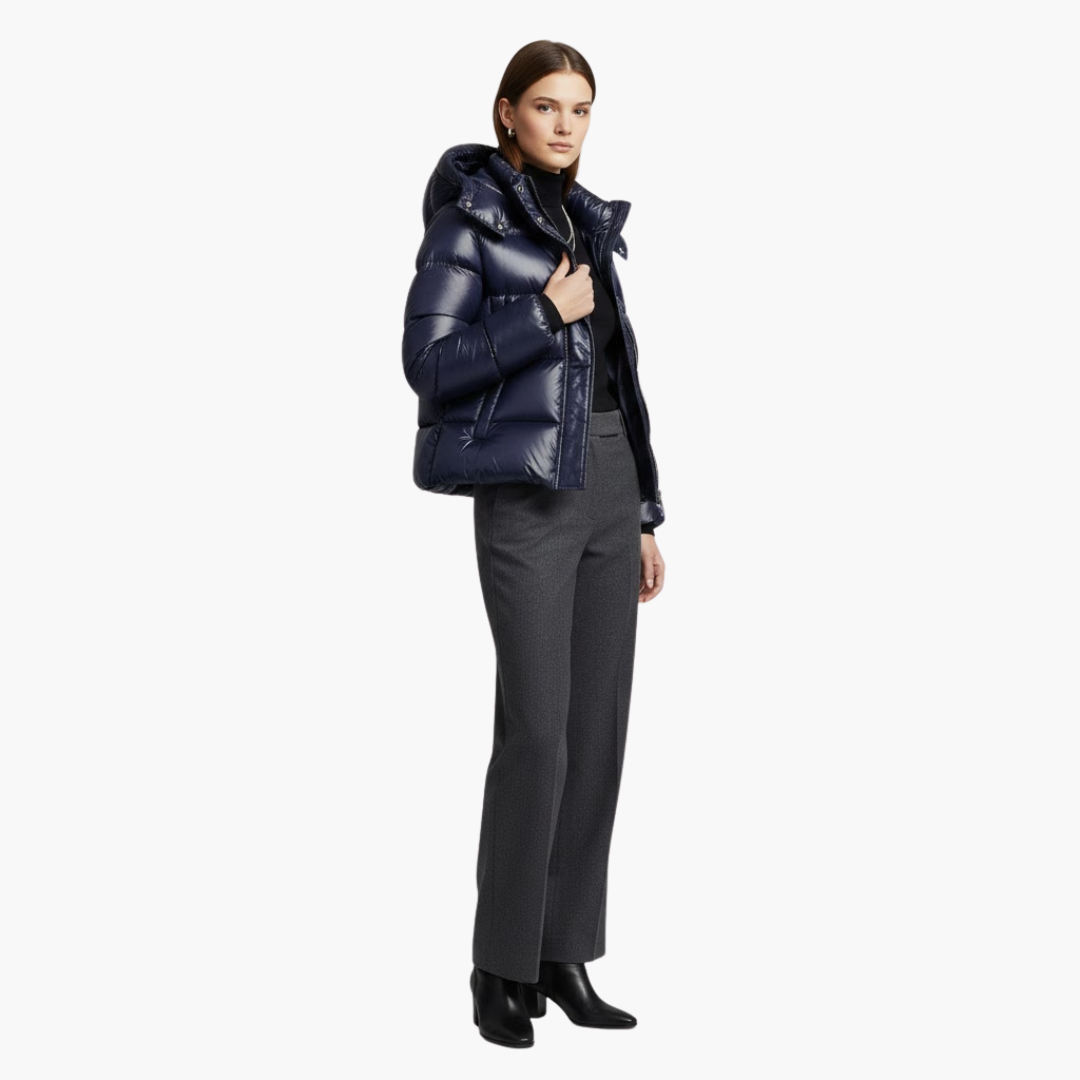 Jacke Damen Steppjacke | Kapuzenjacke mit Reißverschluss, steppend, leicht