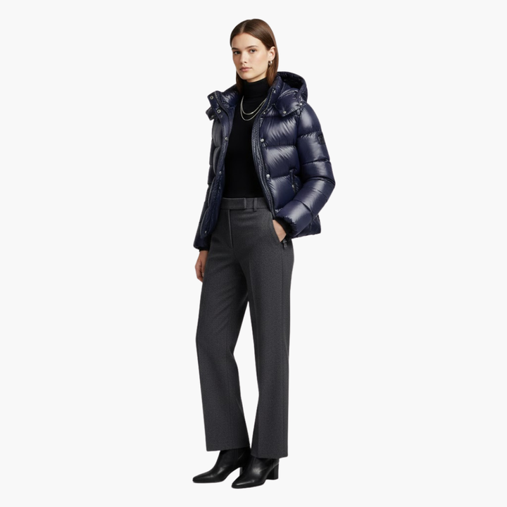 Jacke Damen Steppjacke | Kapuzenjacke mit Reißverschluss, steppend, leicht