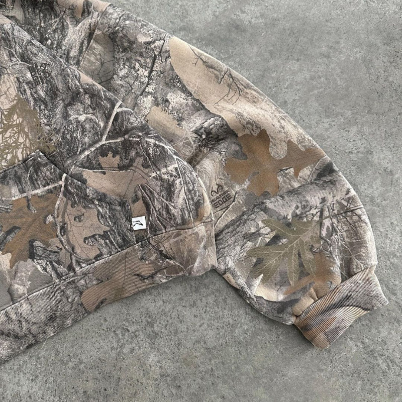 Basil | Herren Camo Kapuzenjacke - Urban Style & Lässige Bequemlichkeit