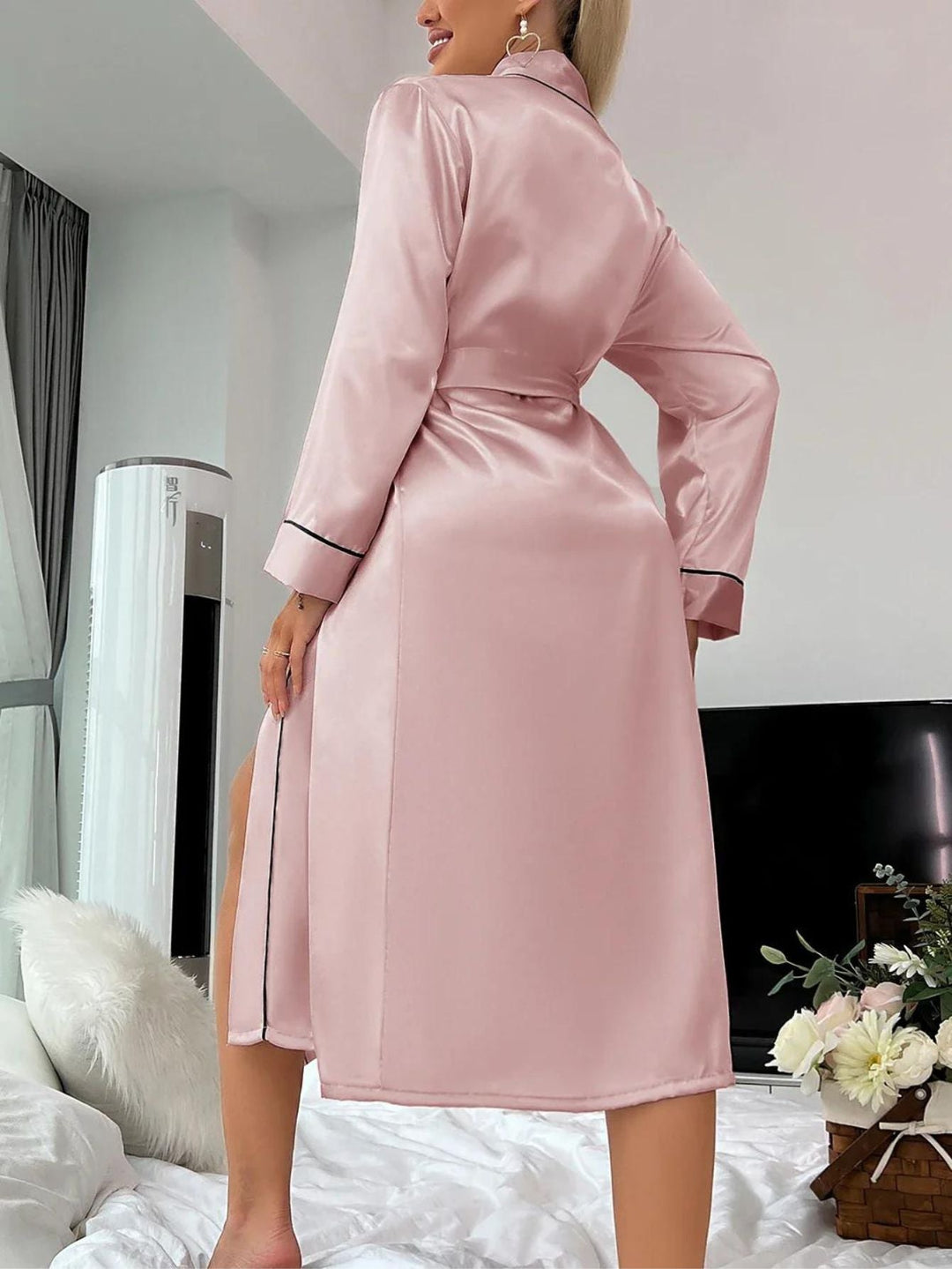Isaya Kimono Satiné Classique | Zeitlose Eleganz und Komfort