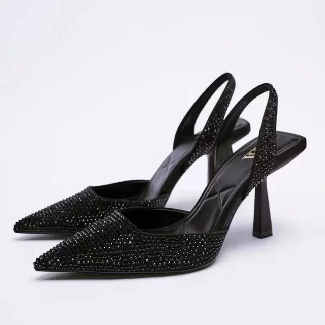 Sanyu | Slingback Sandalen mit hohem Absatz
