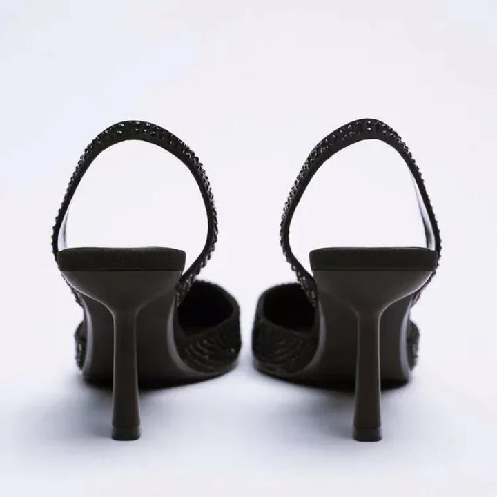 Sanyu | Slingback Sandalen mit hohem Absatz