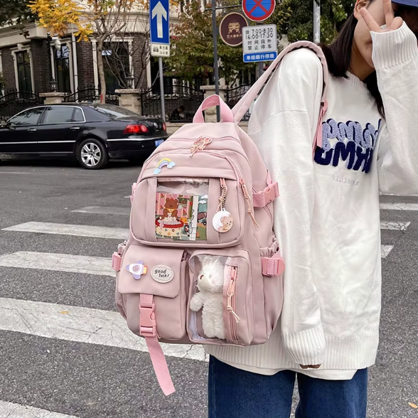 Milo Transparenter Rucksack mit Personalisierung | Kreatives Design & Viel Stauraum Alltag & Schule