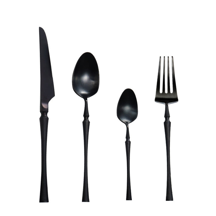 24-teiliges Edelstahl-Besteckset – PureSet Elegantes Besteck für Alltag & Anlässe