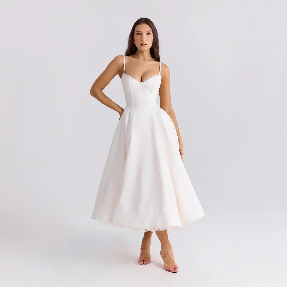 Enchanted Dress Damenkleid | Eleganter Schnitt Weicher Stoff & Romantischer Stil für besondere Anlässe