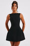 Elviana Mini-Kleid Neckholder | Schwarz Klassisch & Zeitlos Chic